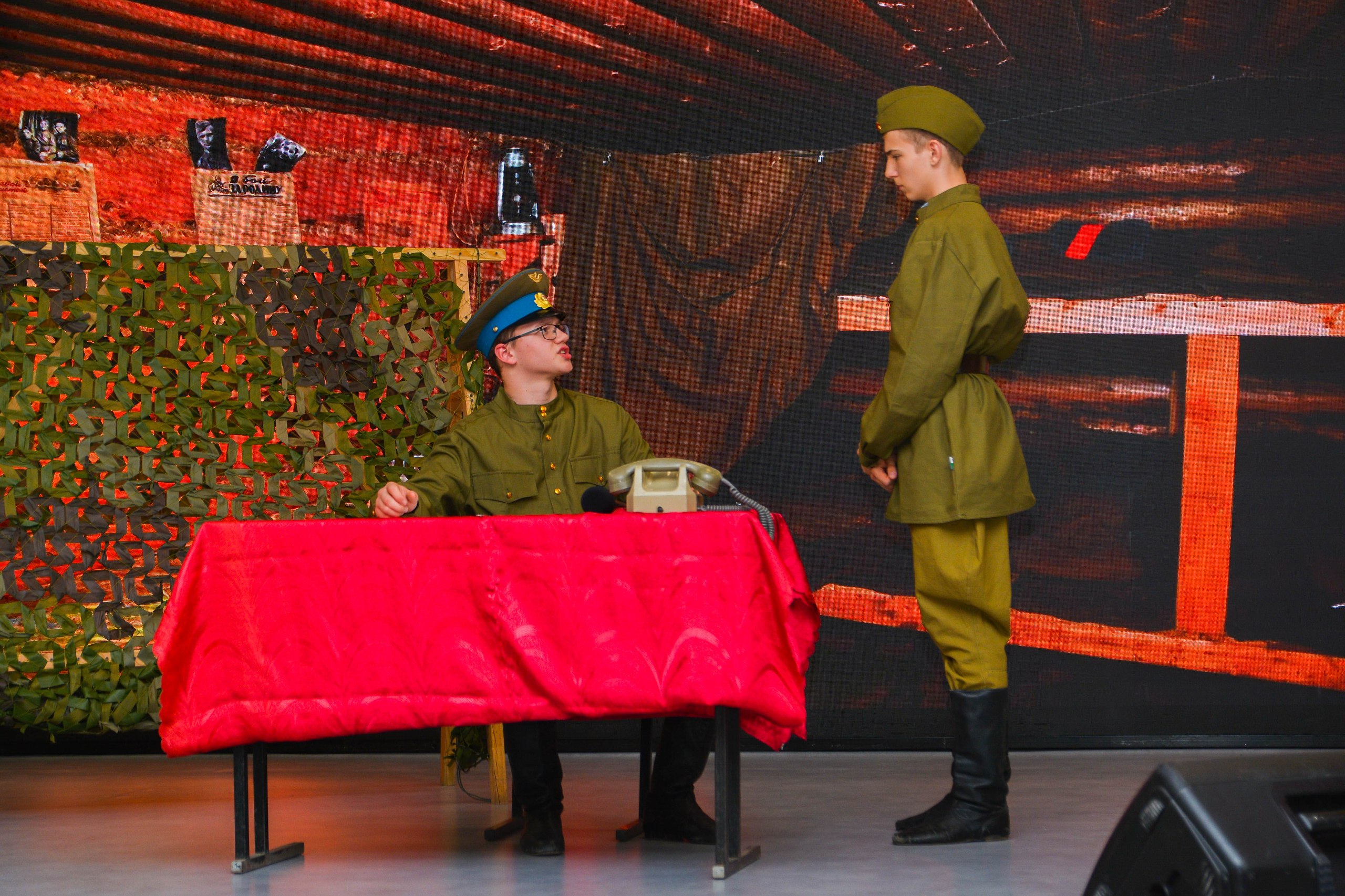 Театрализованное представление «А зори здесь тихие».